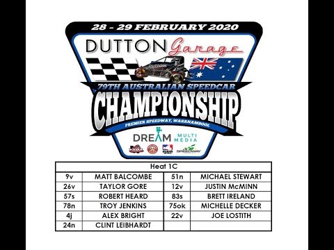 79th Australian Speedcar Championship - Heat 1C