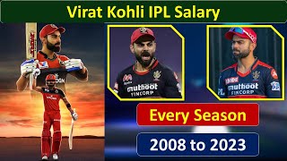 Virat Kohli IPL Price 2008-2023 || Virat Kohli IPL Salary || Ali Sports