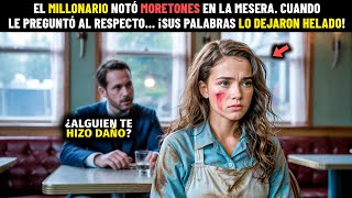 MILLONARIO NOTÓ MORETONES EN LA MESERA.CUANDO LE PREGUNTÓ AL RESPECTO¡SUS PALABRAS LO DEJARON HELADO