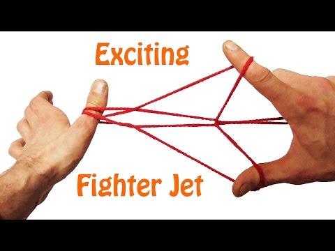 String Tricks! Beginners Fighter Jet String Figure - Tutorial