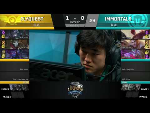 IMT vs FLY, Game 2   NA LCS 2017 Spring   Immortals vs FlyQuest G2