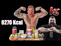 POLIZIST vs WORLDs STRONGEST MAN! (6500 Kcal essen & Kraft Vergleich)