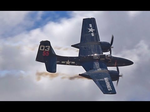 Slo-Mo Warbirds - Planes of Fame Chino Air Show Sunday 7 May 2017