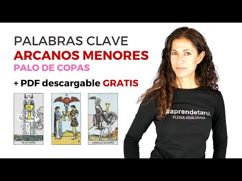 PALABRAS CLAVE PALO DE COPAS ARCANOS MENORES DEL TAROT +PDF GRATIS💗
