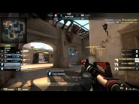 CSGO demo SmithZz 4killls vs ESG mirage Gfinity 3