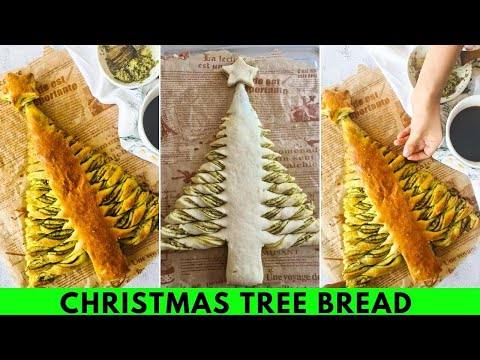Pull Apart Christmas Tree Bread Appetizer Recipe