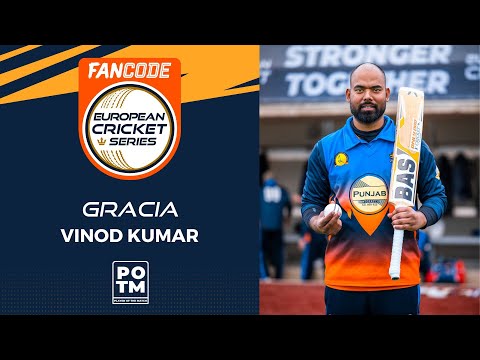 POTM: V.Kumar Final Day Qualifier 2 BSH vs GRA Highlights FanCode ECS Spain Barcelona 2022 ECS22.797