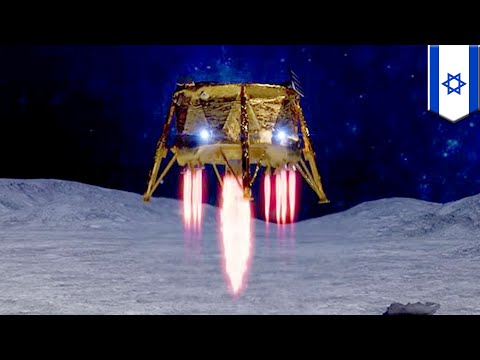 Israel lunar probe crashes upon landing - TomoNews