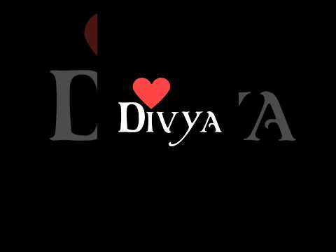 Divya❤️||Comment Your Name 🥰#divya #d #nameworld #nameart #youtubeshorts #name #name_status  #shorts