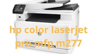 Troubleshooting Hp Color Laserjet Pro Mfp M277dw Toner Cartridge Tray Internal Issue