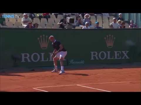 2015 Monte-Carlo Rolex Masters - Amazing rally + tweener Becker v Bautista Agut