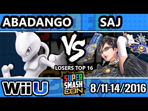 SSC 2016 SSB4 - Abadango (Mewtwo) Vs. 7S | Saj (Bayonetta) - Smash 4 - Smash Wii U