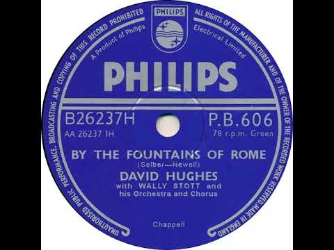 UK New Entry 1956 (141) David Hughes - By The Fountains Of Rome