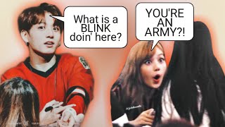 WHEN BLACKPINK AND BTS FOUND OUT THEY BOTH HAVE  A