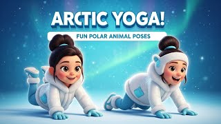 Kids Yoga Arctic Adventure 🐧 | Brain Break with Polar Animals & Iceberg Poses