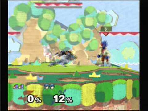 Edgeguarding Falco is fun