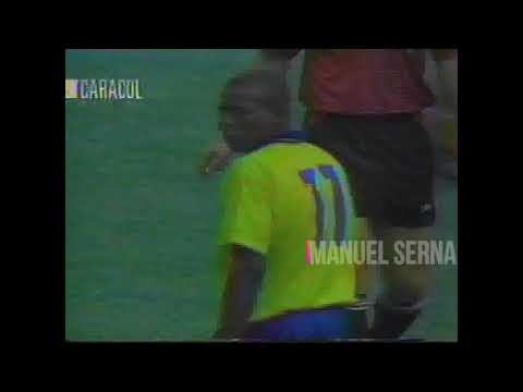 Colombia (1) vs Ecuador (0). Eliminatorias Mundial Francia 1998. Resumen Noticiero QAP.