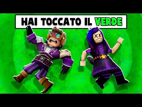 ROBLOX MA NON PUOI TOCCARE IL COLORE VERDE!!