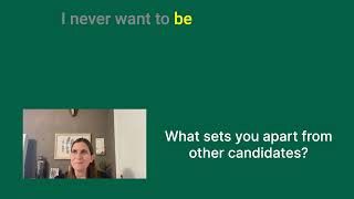 How to Answer: What sets you apart from other candidates? in an Interview