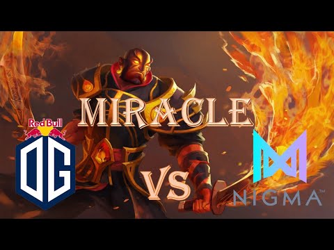 Miracle plays Ember Spirit | Nigma VS OG | Beyond Epic League | Game 1