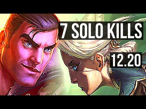 JAYCE vs CAMILLE (TOP) | 7 solo kills, 300+ games | KR Diamond | 12.20