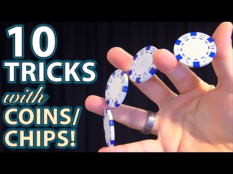 Funny game videos - Poker chip tricks