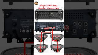 Ahuja 250 Watt Amplifier me/ 100W Speaker connection