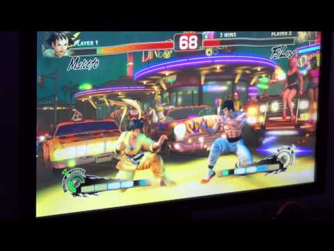 Super Arcade's Friday Dojo Street Fighter 4 AE Combo Jack (Fei Long) vs Team Seaslug (Makoto)