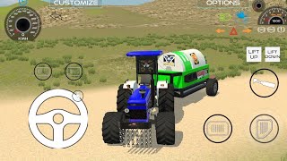 Tractor farming Indian vehicles simulator // Tractor wala game #tractor #vehicles #trending#cartoon