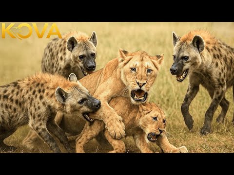 HYENA VS LION | Savage Fight to Rule the Wild | Animal Fight
