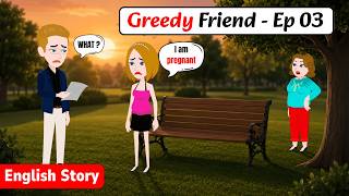 Greedy Friend EP 03 | English story | Full story | Animated Story | Learn English