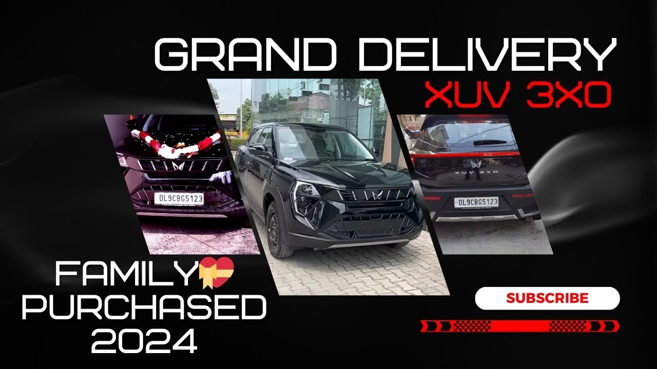 Grand Delivery XUV 3XO #mahindra #xuv3xo #bhargava #family #trending #xuv #3xo #deliveryvlog