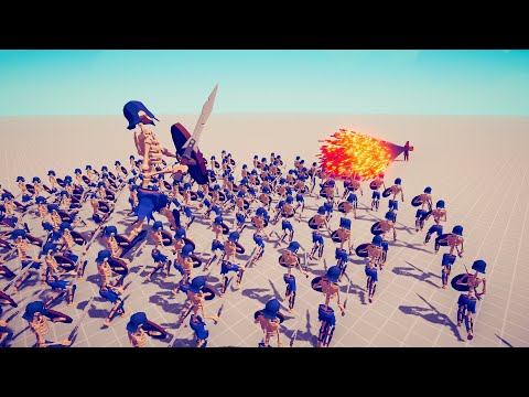 100x SKELETON + GIANT vs EVERY GOD ► Totally Accurate Battle Simulator TABS