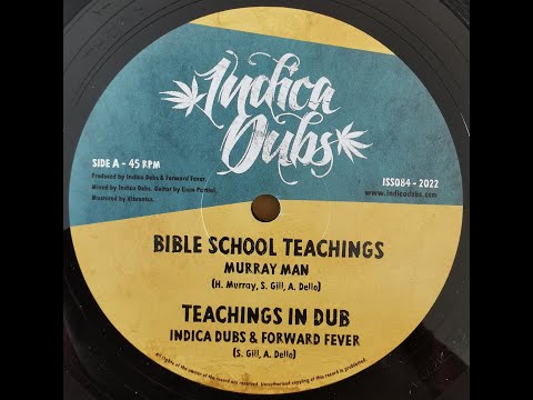 INDICA DUBS 10″ VINYL RECORD “BIBLE SCHOOL TEACHINGS / TIME TO REARRANGE”