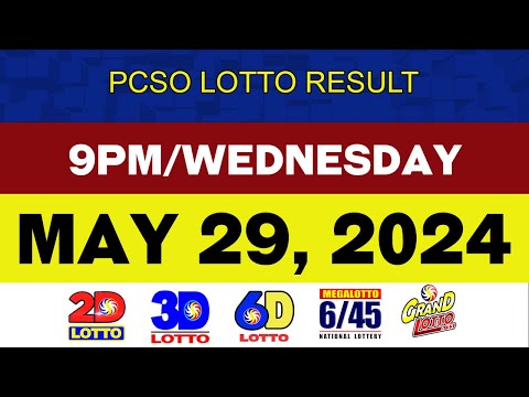 Lotto Result Today MAY 29 2024 9pm Ez2 Swertres 2D 3D 4D 6D 6/42 6/45 6/55 6/58 PCSO