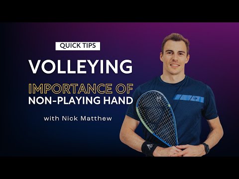 Squash Tips: Volleying & Importance of Non-Playing Hand | With Nick Matthew