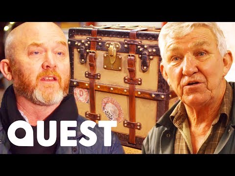 Carefully Restoring A Louis Vuitton Trunk From The 1900's | Salvage Hunters: The Restorers