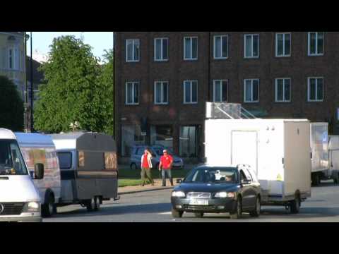 Karlskrona kvällen före Lövmarknaden