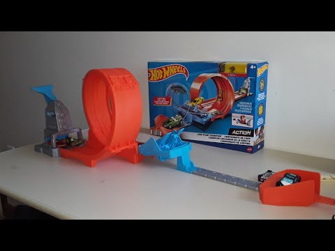 Nova pista da hotwhels Campeonato de Looping que tem 3 modos de brincar