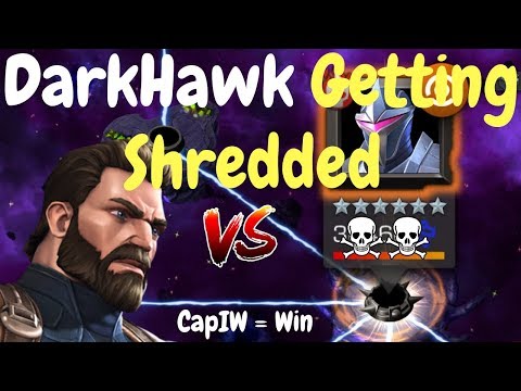 CapIW Shreds Darkhawk - Marvel Contest Of Champions