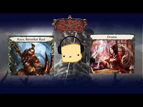 Newbie play Flesh and Blood TCG Blitz [Deck: Dromai] ... FAST!!! - Day 18