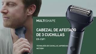 Panasonic ultishape | cabezal de afeitado de 3 cuchillas ER-CSF1 anuncio