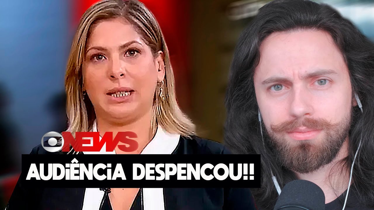 AUDIÊNCIA da GLOBONEWS DESPENCOU!!