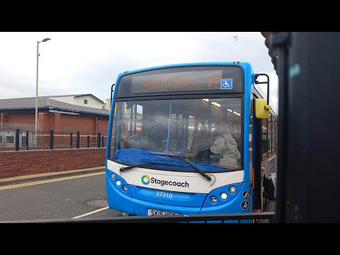 *Beautiful Enviro* Service 11 Stagecoach Northeast 37310/SK15 HFD NSH-JRW Enviro 200