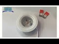Kit 4 Spots Led Embutir Redondo 5w - 3000k - cód 31371 - LUZ QUENTE