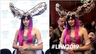 Adah Sharma Unique Look in Lakme | #LFW2019 | Rhea Chakraborty | Shibani Dandekar