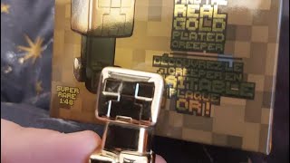 I GOT THE GOLD PLATED CREEPER OMGGGGGGG