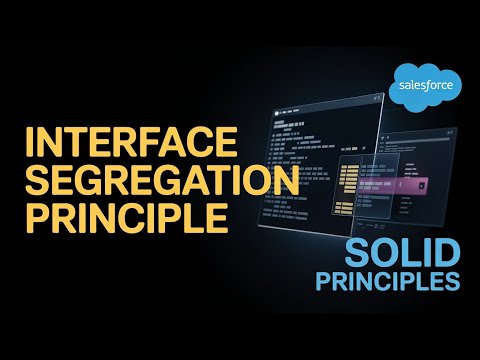 Interface Segregation Principle || SOLID Principles in Apex || Salesforce Fundamentals #salesforce