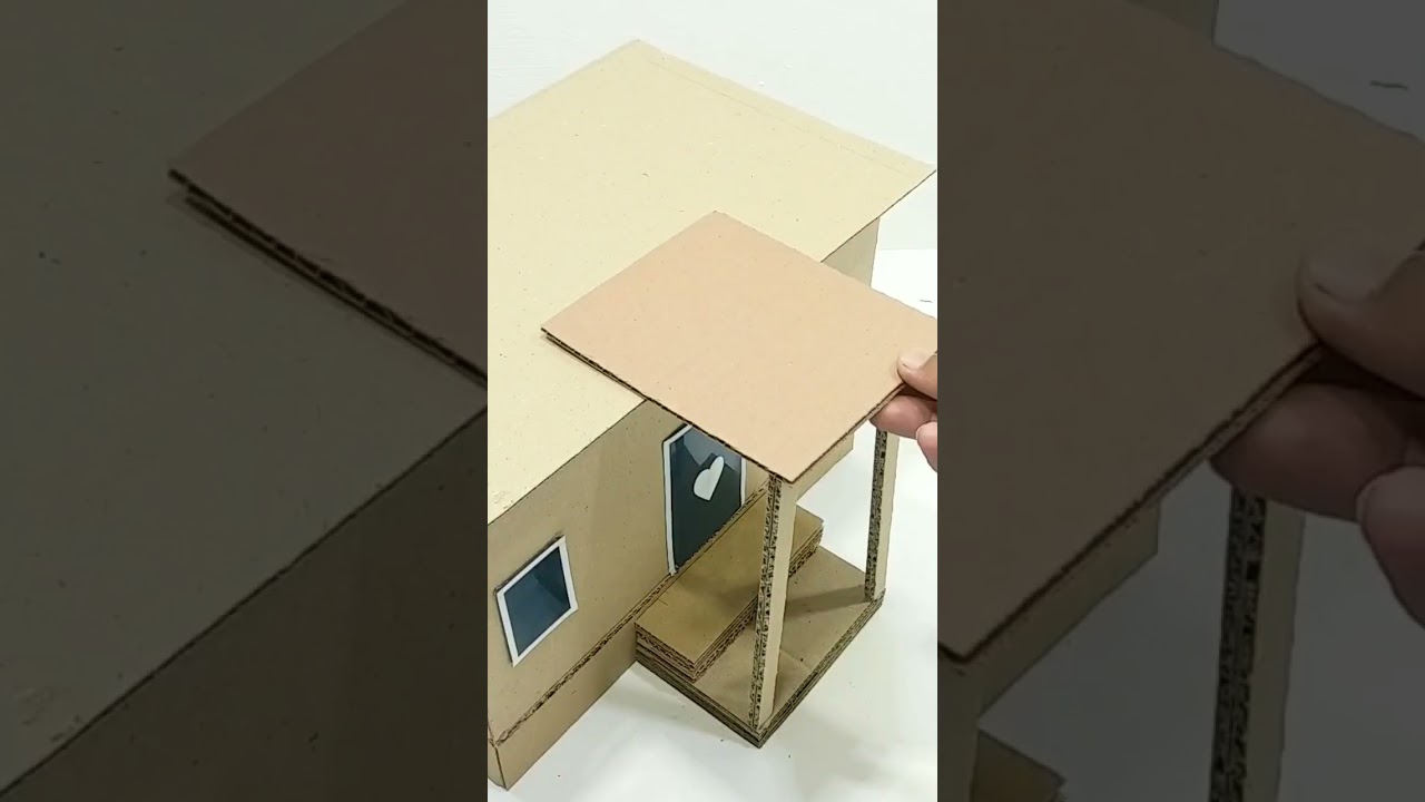 DIY Simple cardboard house