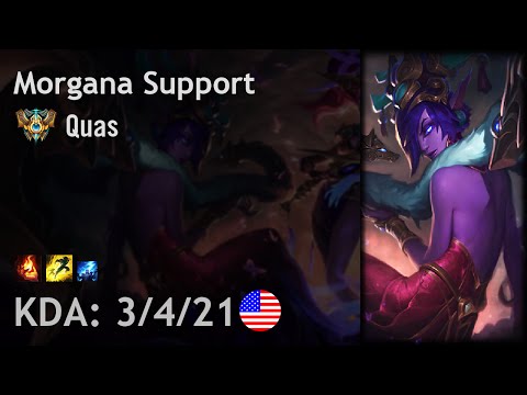 Morgana Support vs Bard - Quas - NA Challenger Patch 6.19